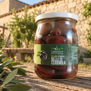 olive nere belle di cerignola vaso grande