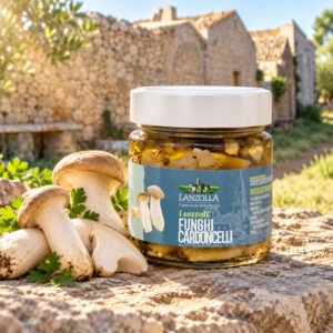 funghi cardoncelli sott'olio pugliesi
